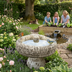 Verse Birdbath