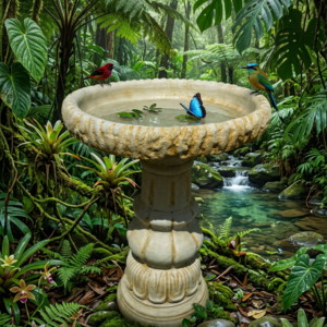 Small Round Birdbath
