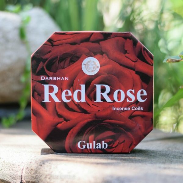 Incense Coils  Box- Red Rose