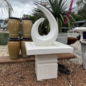 Abstract Curl Water Feature