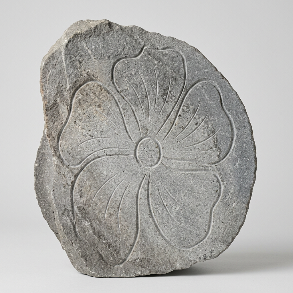 Bali Stepping Stone/Paver Natural Stone - Hibiscus - Image 2