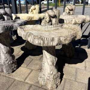 Squirrel Birdbath