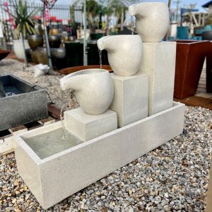 Terrazzo Three Jug Water Feature