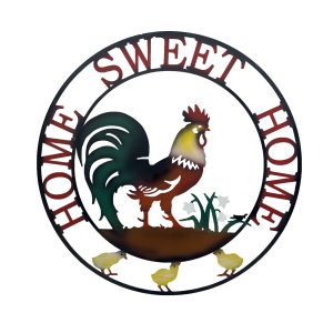 Rooster Home Sweet Home Wall art