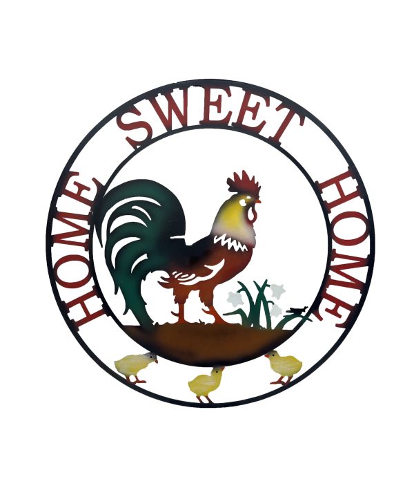 Rooster Home Sweet Home Wall art
