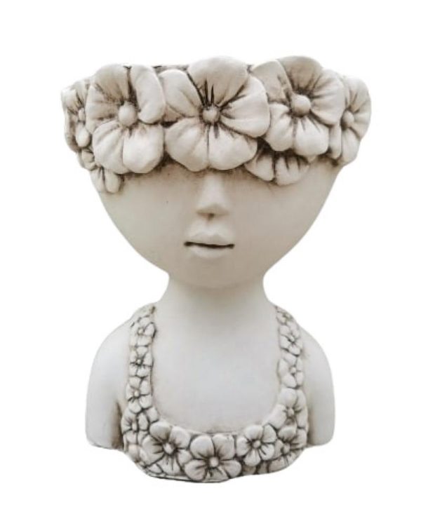 Flower Girl Head Planter