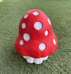 Painted Large Dome Mushroom