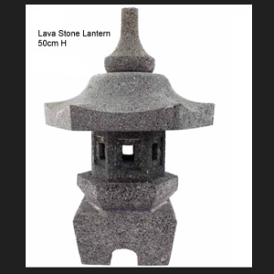 Lava Stone Lantern 50cm ST04