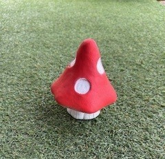 Painted Small Pointed Mushroom