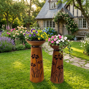 Laser Cut Planter- Flower