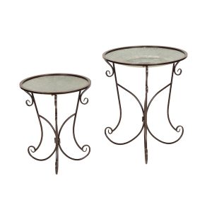 Tall Zinc Birdbath