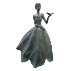 Resin Lady Holding Dragonfly