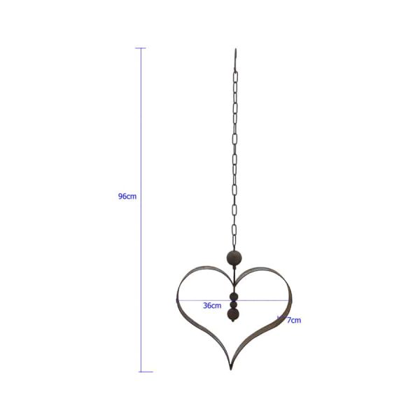 Hanging Serenity Heart - Image 2