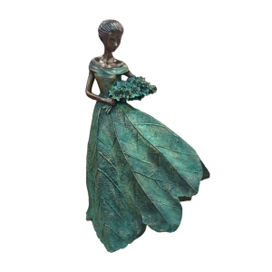 Lady Statue- Elegant Leaf Dress