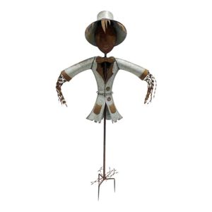 Scarecrow Garden Stake Statue