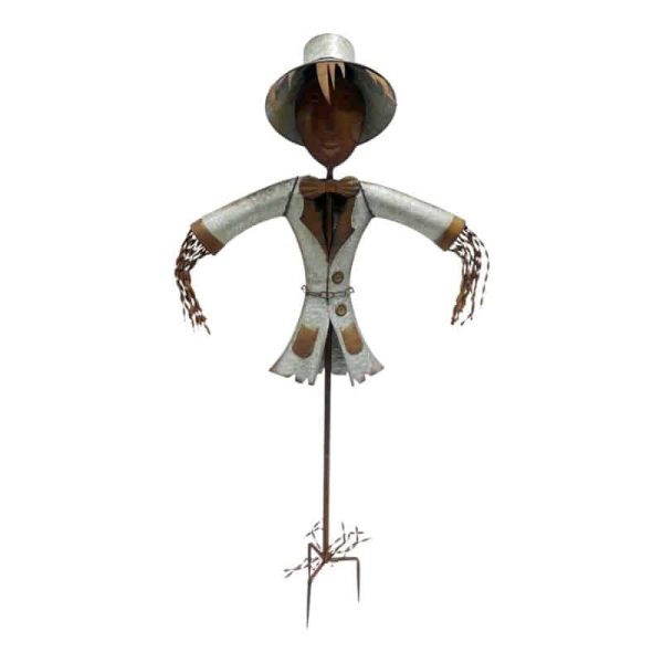 Scarecrow Garden Stake Statue