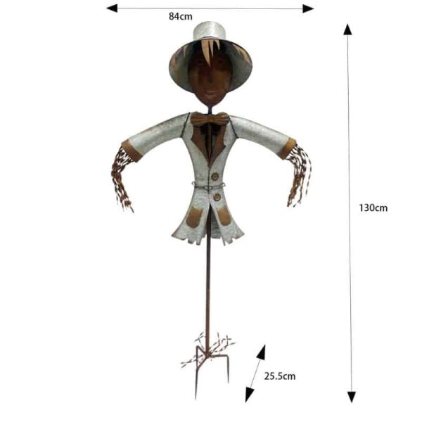 Scarecrow Garden Stake Statue - Image 3