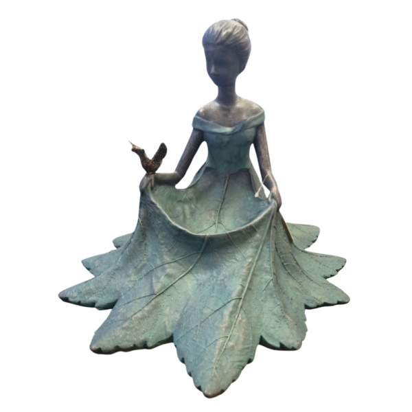 Resin Lady Sitting with Butterfly