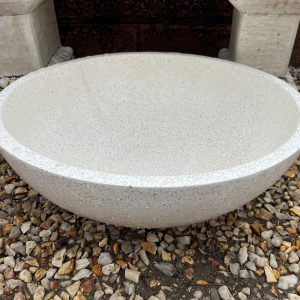Terrazzo Float Bowl- White