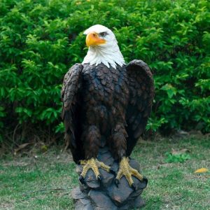 Fiber glass Eagle Garden Statue