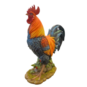 Restin Rooster Statue