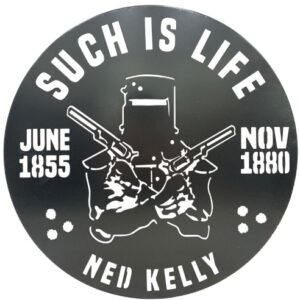 Ned Kelly with Pistols Wall Art