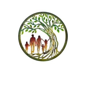 Laser Cut Family & Tree of Life Wall Art