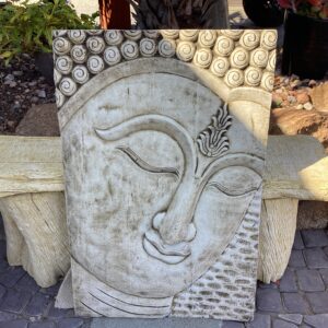 Large Buddha Concrete Wall Plaque 02