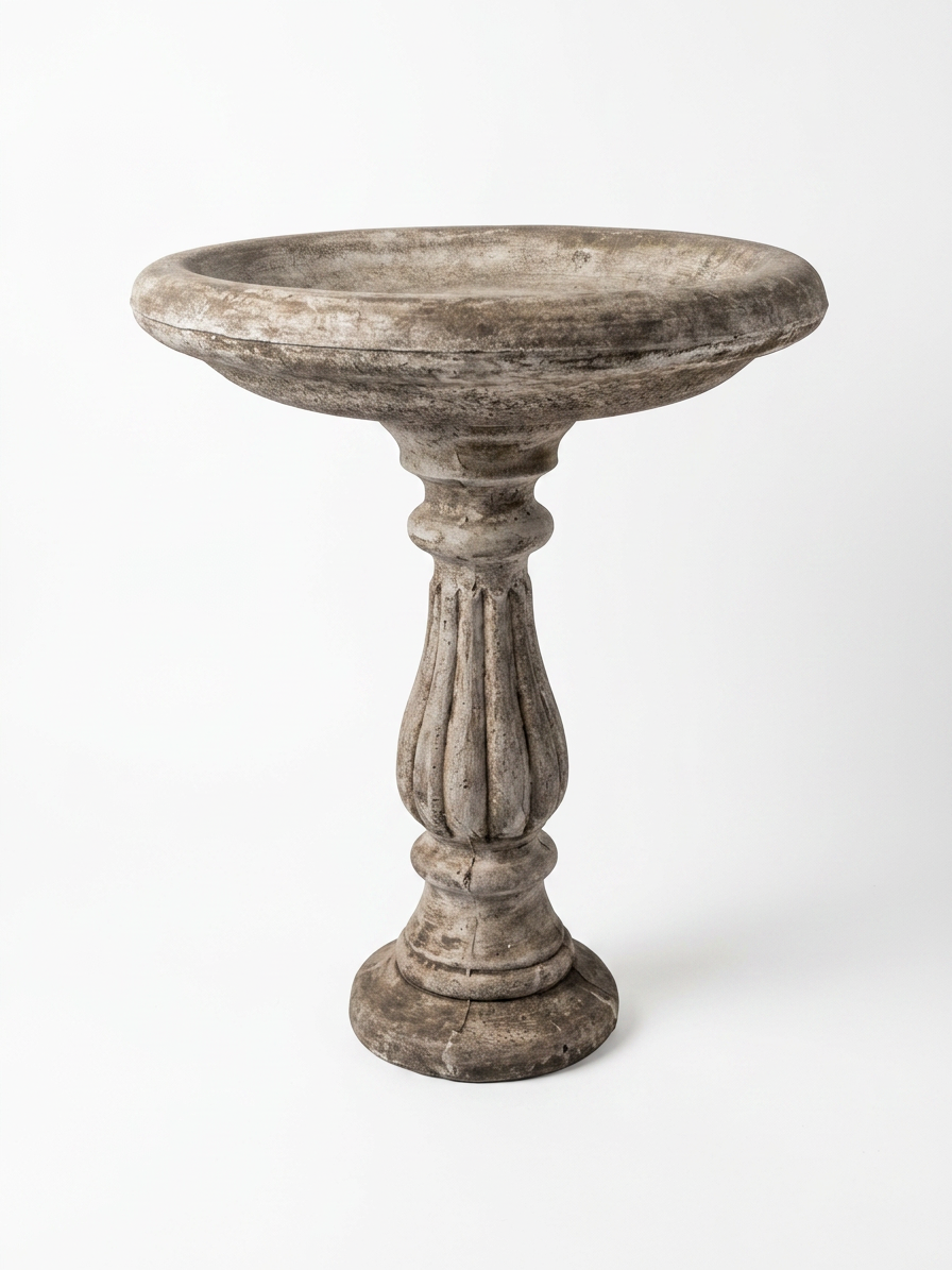Large Fluted Birdbath - Image 2