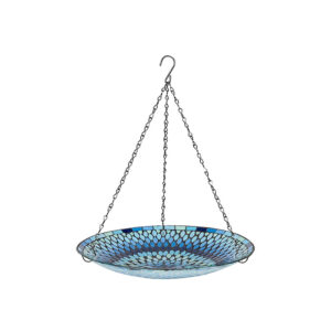 Mosaic Hanging Bird Bath Blue